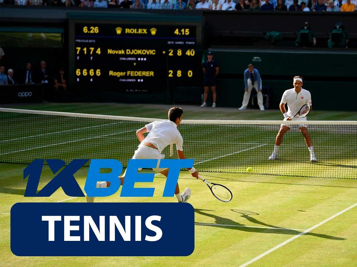 Betting on tennis matches with 1xBet